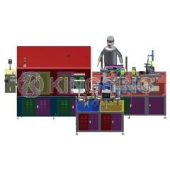 Automatic Iron Antenna Welding and Labeling Production Line