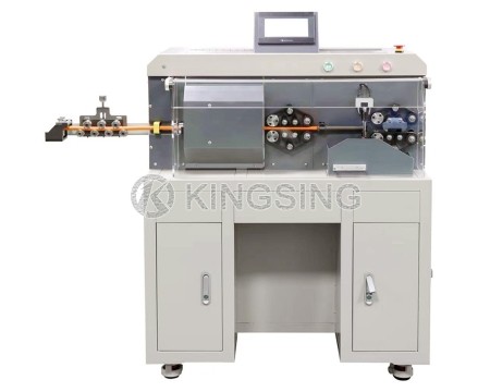 Rotary Blade Coax Cutting and Stripping Machine