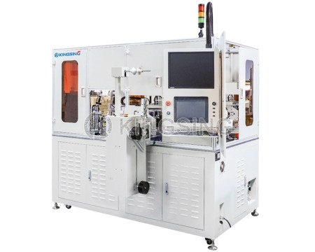Automatic Coaxial Cable Single-head Crimping and Double-head Soldering Machine
