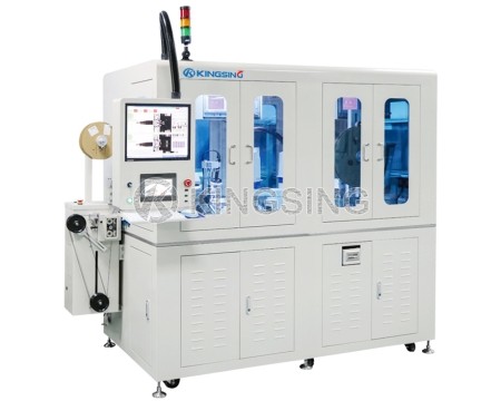 Automatic Coaxial Double Head Crimping Machine (short wire type)